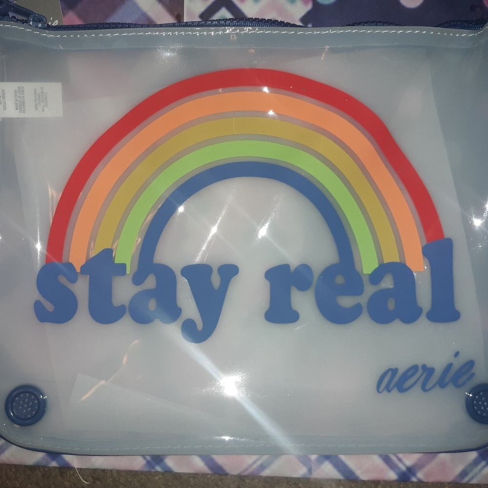American eagle swimsuit bag.